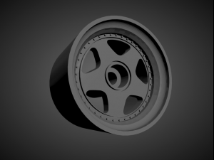 oz futura rims with brakes and tires for hot wheels 3D 프린트 모델