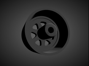 mugen m7 rims with brakes and tires for hot wheels Modelo de impresión 3D