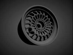mtechnica turbo rallye rims with brakes and tires for hot wheels 3D 프린트 모델