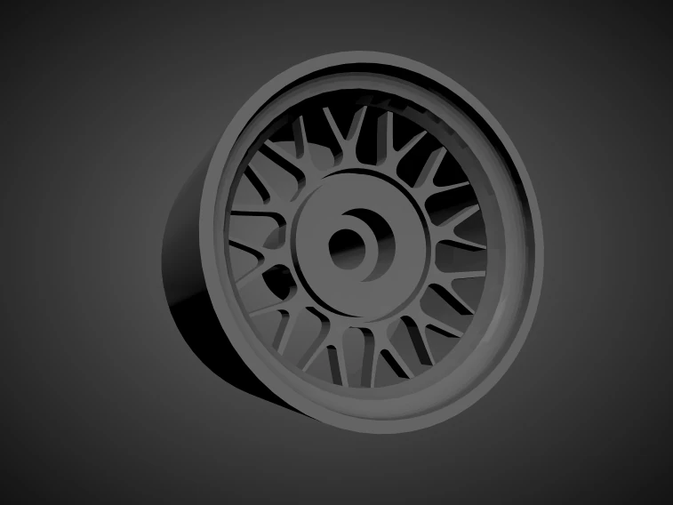 m sport classic rims with brakes and tires for hot wheels 3D Print Model .c4d .max .obj .3ds .fbx .stl .blend 
