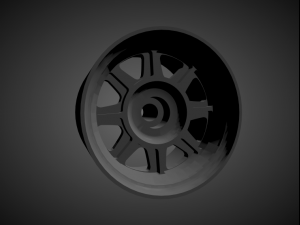 hayashi racing street rims with brakes and tires for hot wheels Modelo de impresión 3D