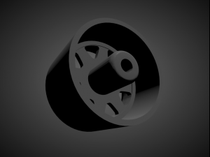 hayashi racing street rims with brakes and tires for hot wheels 3D-printmodel
