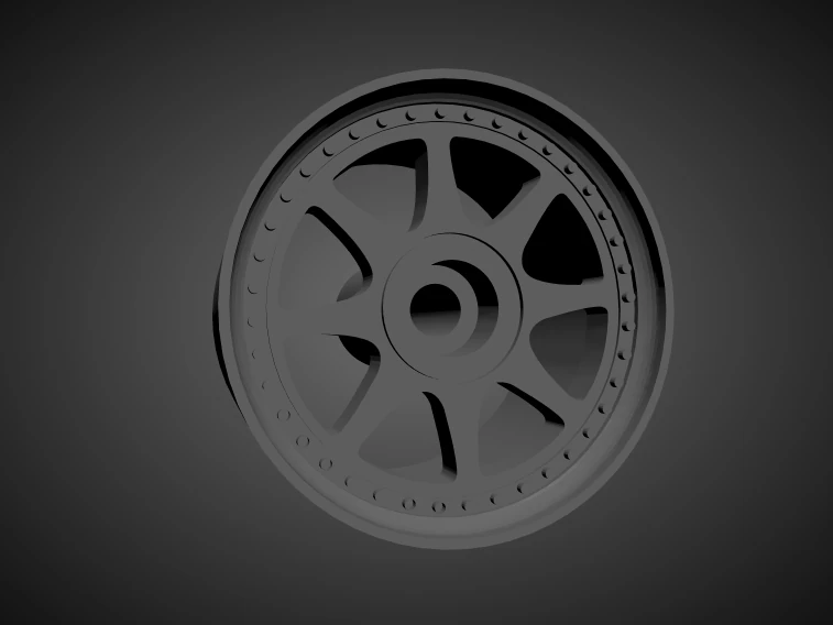 speedline rs200 rims with brakes and tires for hot wheels 3D Print Model .c4d .max .obj .3ds .fbx .stl .blend 