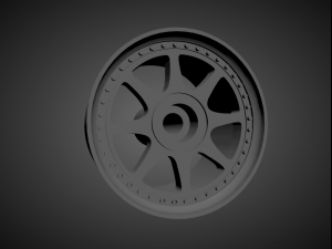 speedline rs200 rims with brakes and tires for hot wheels 3D Print Model