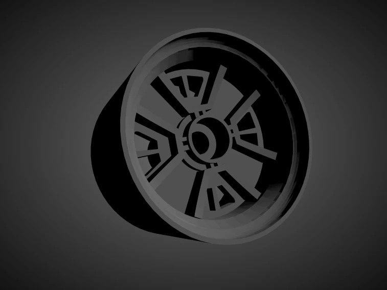 datsun oem rims with brakes and tires for hot wheels 3D Print Model .c4d .max .obj .3ds .fbx .stl .blend 