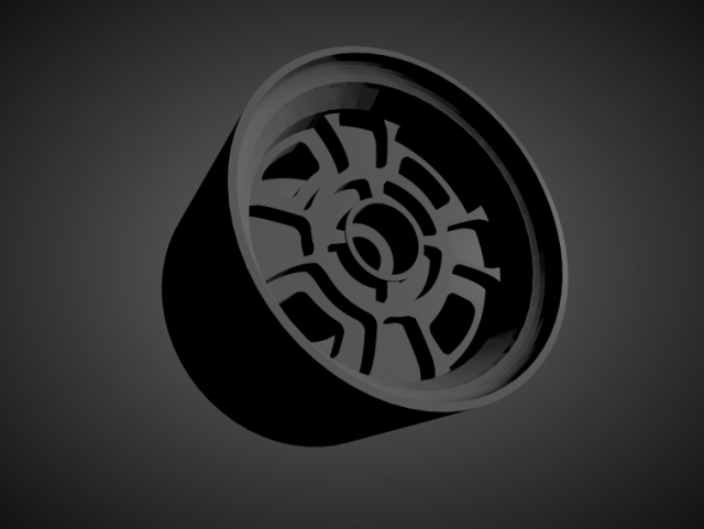 datsun oem rims with brakes and tires for hot wheels Modelo de impresión 3D .c4d .max .obj .3ds .fbx .stl .blend 