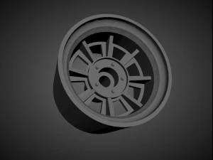 campagnolo porsche rims with brakes and tires for hot wheels 3D Print Model