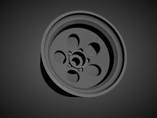 campagnolo countach rims with brakes and tires for hot wheels Modello di stampa 3D .c4d .max .obj .3ds .fbx .stl .blend