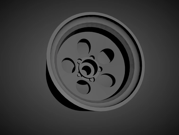 campagnolo countach rims with brakes and tires for hot wheels 3D Print Model .c4d .max .obj .3ds .fbx .stl .blend 