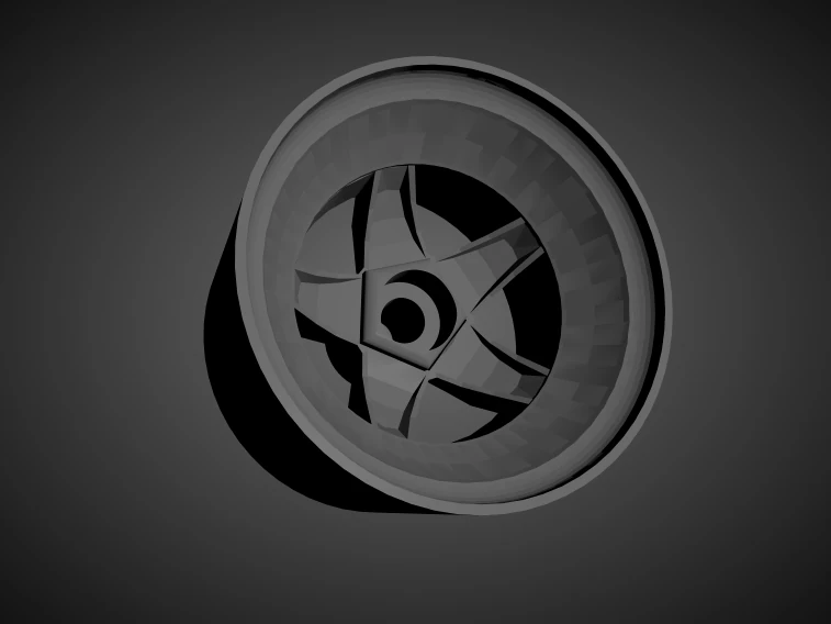 campagnolo ferrari rims with brakes and tires for hot wheels 3D Print Model .c4d .max .obj .3ds .fbx .stl .blend 