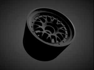 bbs e87 rims with brakes and tires for hot wheels 3D Print Model