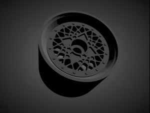 bbs e76 rims with brakes and tires for hot wheels 3D Принт Модель