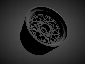 bbs e68 rims with brakes and tires for hot wheels 3D Print Model