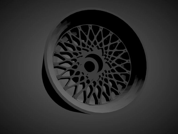bbs e49 rims with brakes and tires for hot wheels 3D Print Model .c4d .max .obj .3ds .fbx .stl .blend 