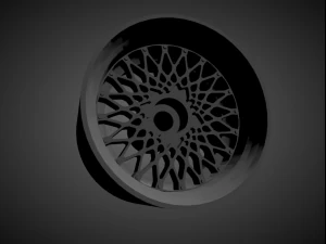 bbs e49 rims with brakes and tires for hot wheels 3D Print Model