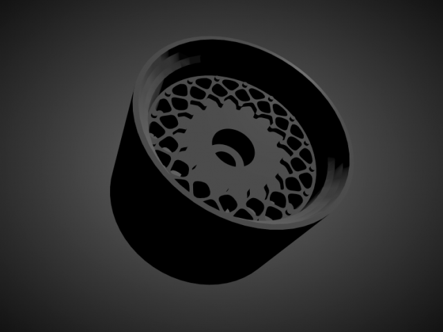 bbs e33 rims with brakes and tires for hot wheels Modello di stampa 3D .c4d .max .obj .3ds .fbx .stl .blend