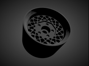 bbs e32 rims with brakes and tires for hot wheels 3Dプリントモデル