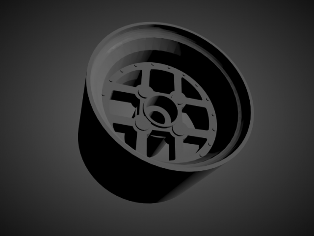 august japan feroce 4h rims with brakes and tires for hot wheels 3D Print Model .c4d .max .obj .3ds .fbx .stl .blend 