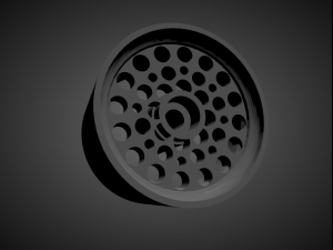 ats pepperpots rims with brakes and tires for hot wheels 3D Baskı Modeli
