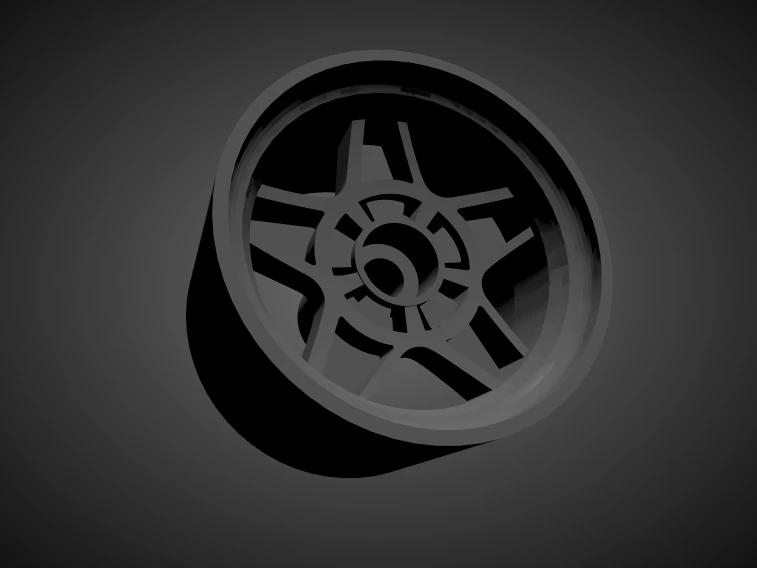 ats classic rims with brakes and tires for hot wheels 3D Print Model .c4d .max .obj .3ds .fbx .stl .blend 