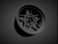 ats classic rims with brakes and tires for hot wheels 3D Print Model