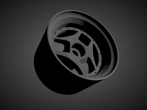 advan sa3 rims with brakes and tires for hot wheels 3D Принт Модель
