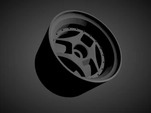 advan sa3 rims with brakes and tires for hot wheels 3D Print Model