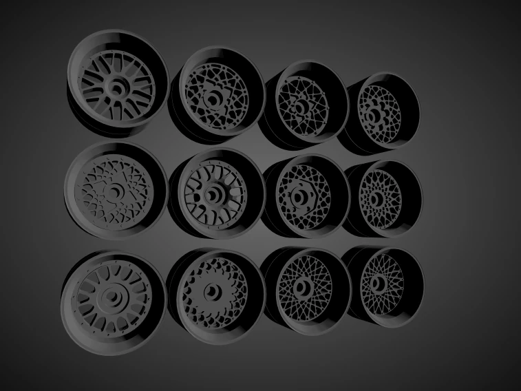 new for 2021 mercedes oem wheels collection for hot wheels 3D Print Model .c4d .max .obj .3ds .fbx .stl .blend 