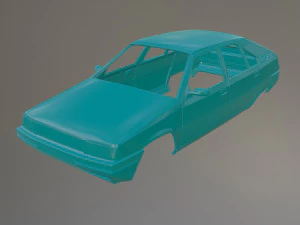 Кузов Citroen BX для печати 3D Принт Модель