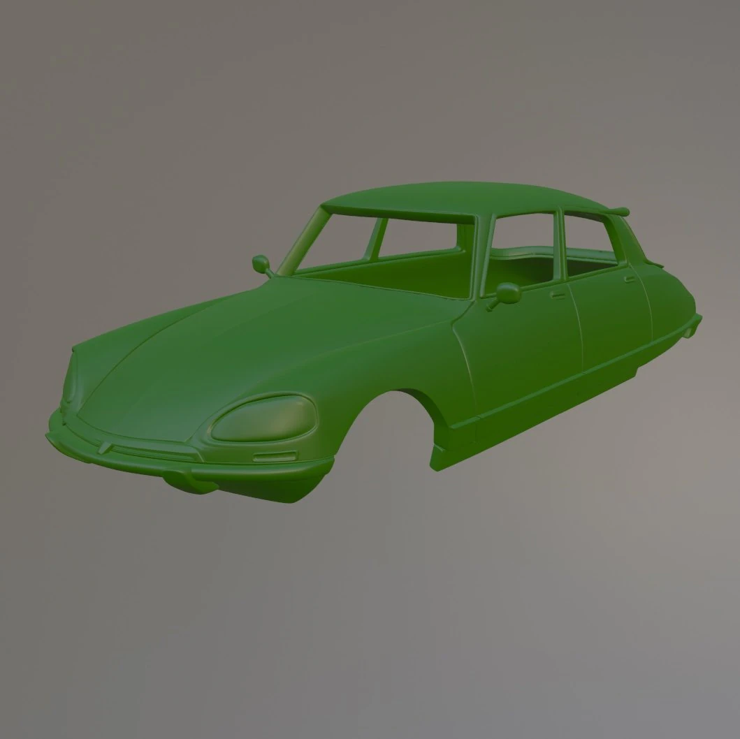 Citroen DS21 Printable Car Body 3D Print Model .c4d .max .obj .3ds .fbx .stl .blend 
