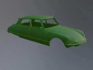 Citroen DS21 Printable Car Body 3D Print Model