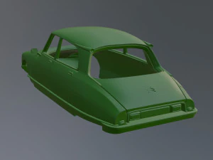 Citroen DS21 Printable Car Body 3D Print Model