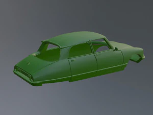 Citroen DS21 Printable Car Body 3D Print Model