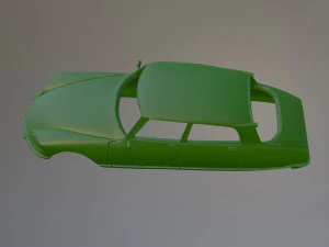 Citroen DS21 Printable Car Body 3D Print Model
