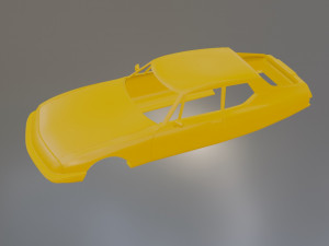 Citroen SM Printable Car Body Model do druku 3D