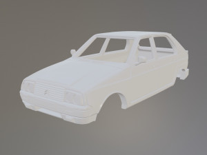 Citroen Visa 1000 Pistes Printable Car Body Modelo de impresión 3D