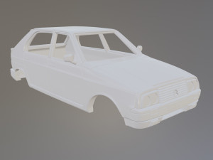 Citroen Visa 1000 Pistes Printable Car Body 3D प्रिंट मॉडल