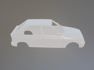 Citroen Visa 1000 Pistes Printable Car Body 3D प्रिंट मॉडल