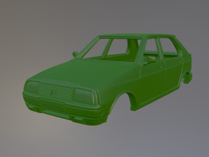 Citroen Visa Chrono Printable Car Body 3D Print Model