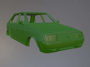 Citroen Visa Chrono Printable Car Body Modello di stampa 3D