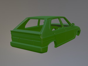 Citroen Visa Chrono Printable Car Body Modello di stampa 3D