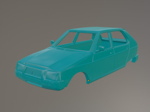 Citroen Visa Special Printable Car Body 3D Print Model