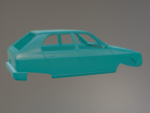 Citroen Visa Special Printable Car Body 3D Print Model