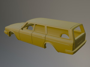 Volvo 244 Estate Printable Car Body 3Dプリントモデル