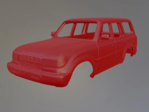 Кузов Toyota Land Cruiser 80 для печати 3D Принт Модель