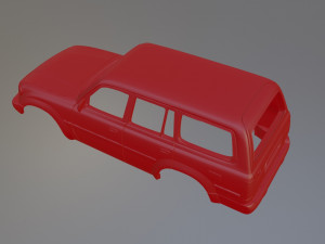 Toyota Land Cruiser 80 Printable Car Body 3D Baskı Modeli