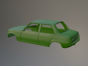 Renault 7 Printable Car Body 3D-Druckmodell