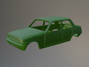 Renault 7 Printable Car Body 3D-Druckmodell