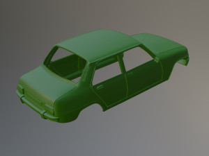 Renault 7 Printable Car Body 3D-Druckmodell