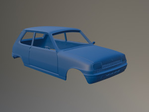 Renault 5 Printable Car Body 3D 프린트 모델